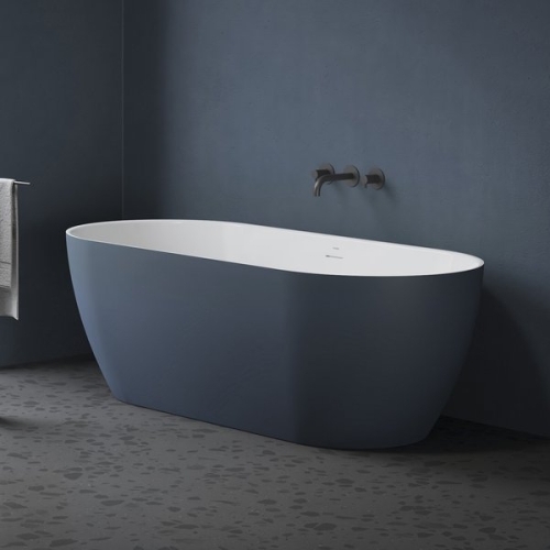 Ravak Freedom O Tec 170x77 cm szabadonálló kád fehér lefolyóval, Deepsea Blue CD21400000