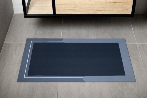 Sapho AQUALINE 50x80 cm fürdőszobai szőnyeg, kék PCD012