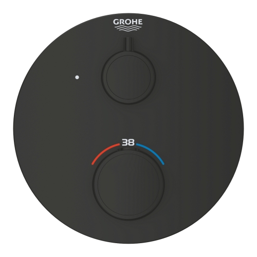 Grohe Grohtherm SmartControl termosztátos falsík alatti kezelő, 1 fogyasztóhoz matt fekete 1022122430