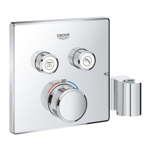 Grohe Grohtherm SmartControl falsík alatti zuhanyrendszer Rainshower Mono 310 Cube fejzuhannyal, króm 34865000