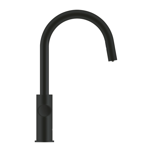 Grohe GROHE Blue Home C-kifolyós kezdőkészlet kihúzható gyöngyöztetővel, bársony fekete 31541KS0