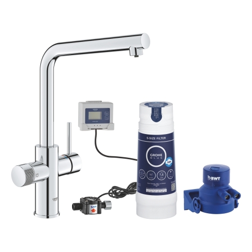 Grohe Blue Pure Minta Kezdőszett S-es méretű filterrel, króm 30589000