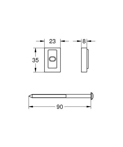 Grohe Tempesta kiegyenlítő lemez 48543001