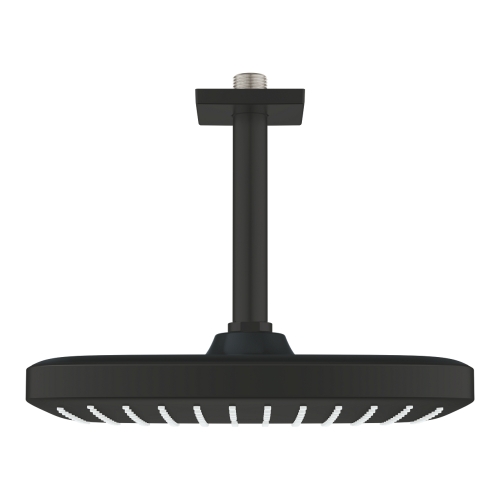Grohe Tempesta 250 Cube Fejzuhany készlet mennyezetre 142 mm, 1 funkciós, matt fekete 266882430