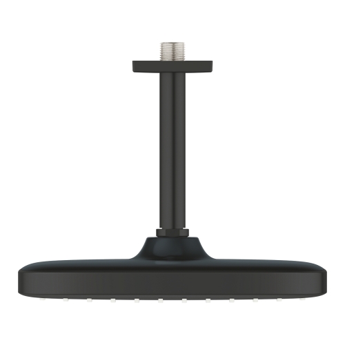 Grohe Tempesta 250 Cube Fejzuhany készlet mennyezetre 142 mm, 1 funkciós, matt fekete 266882430