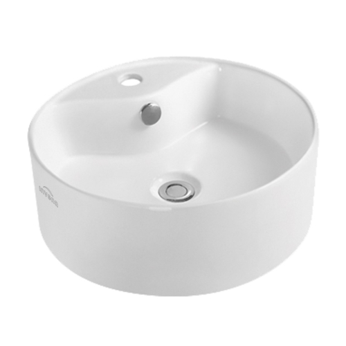 Invena Rondi pultra ültethető mosdó 41 cm, fehér CE-20-001-W