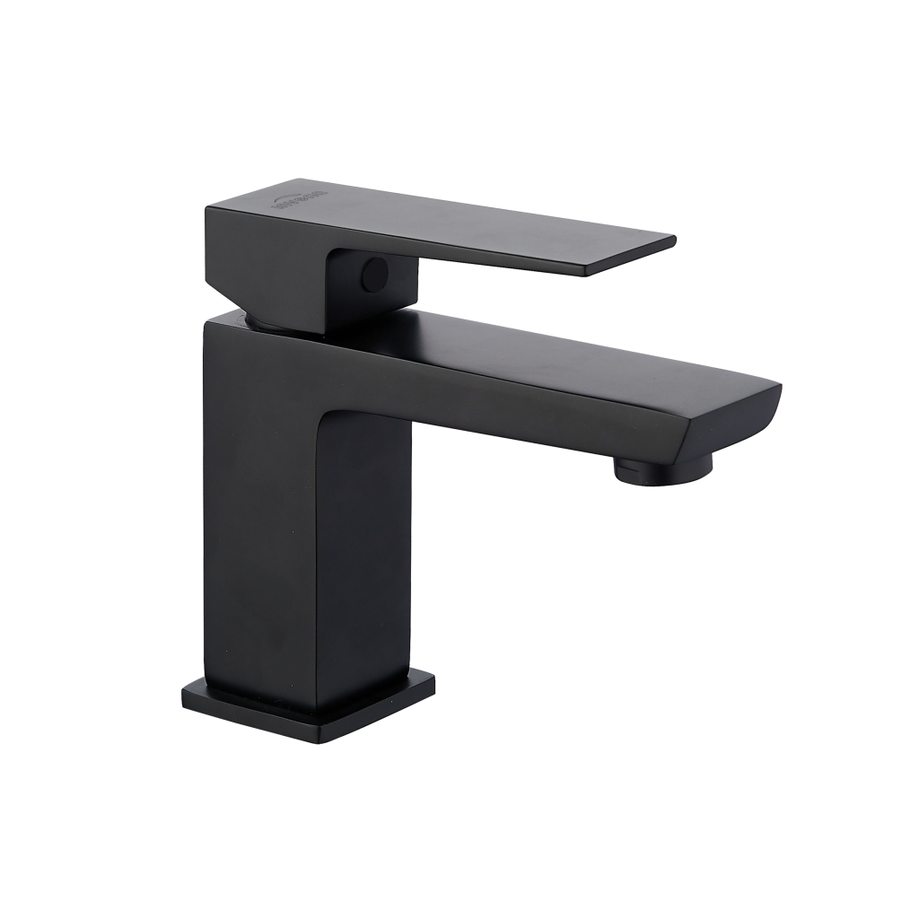 Invena Paros Black mosdó csaptelep click-clack leeresztővel, matt fekete BU-09-004-A