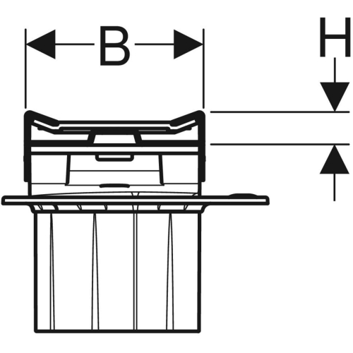 Geberit CleanLine20 zuhanyfolyóka 30–160 cm rozsdamentes acél 154.453.KS.1