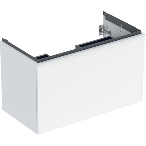 Geberit Acanto 90 cm alsó szekrény mosdóhoz, magasfényű fehér 503.005.01.1