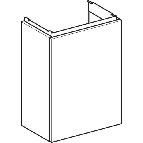 Geberit Acanto 40 cm alsó szekrény kézmosóhoz, matt fehér  503.001.01.3