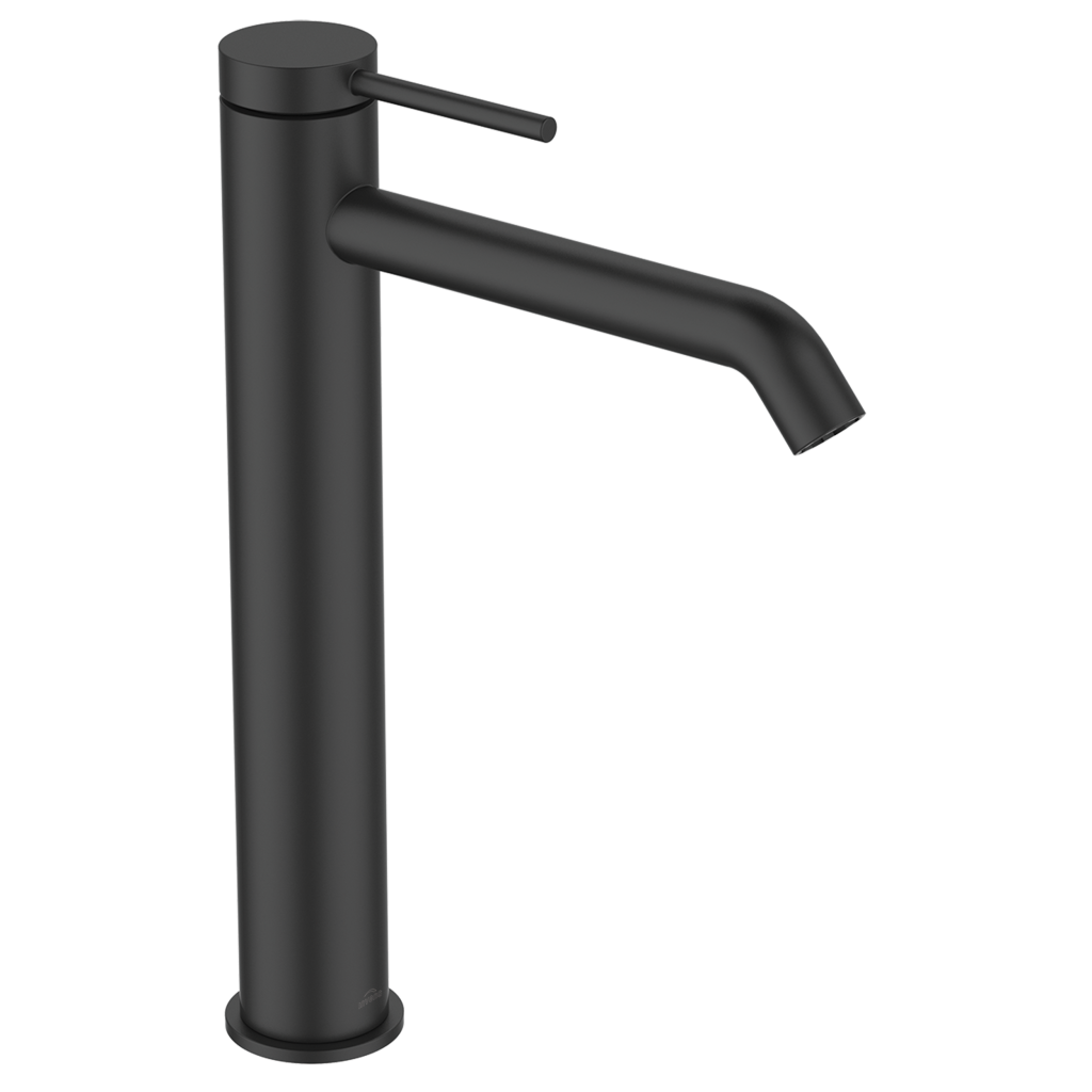 Invena Kalitea magasított mosdócsaptelep, matt fekete BU-72-W04-V