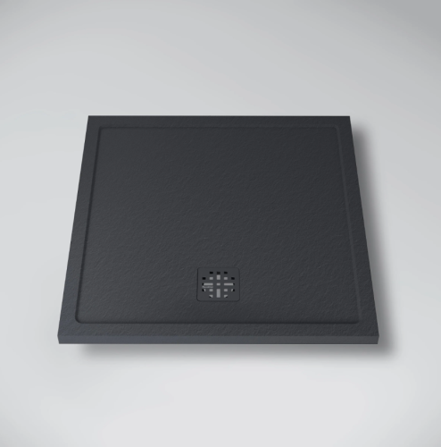 Marmy DOLOMITE PRO 100x100 zuhanytálca, Cavalli Black 80 8230 10 10 54