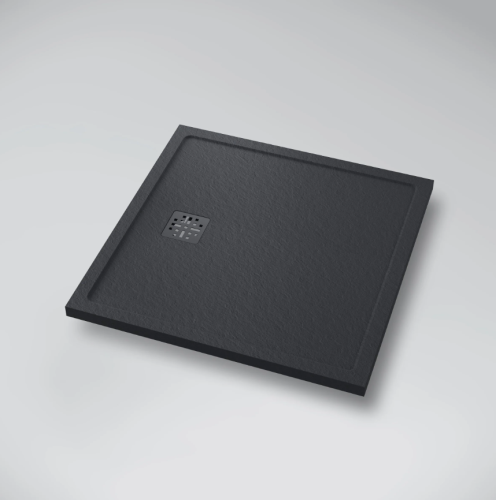 Marmy DOLOMITE PRO 100x100 zuhanytálca, Cavalli Black 80 8230 10 10 54