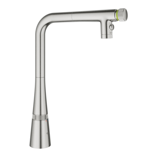 Grohe Zedra SmartControl mosogató csaptelep SmartControl vezérléssel, supersteel 31886DC0