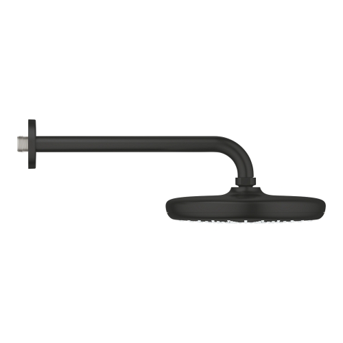 Grohe Tempesta 210 fejzuhany zuhanykarral 286 mm, 1 funkciós, matt fekete 1022182430