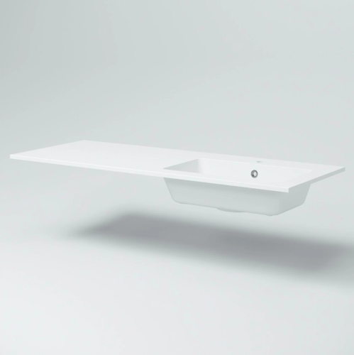 Marmy BERGAMO SLIM 120x46 cm jobbos mosdó, fehér 80 8209 12 21 10