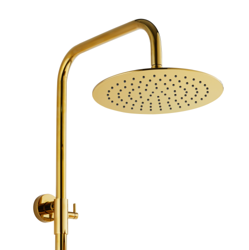 Invena Gold termosztátos zuhanyrendszer, arany szín AU-16-009-X