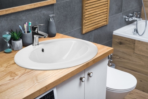 Invena Ajtra beépíthető mosdó 49,5x45,5 cm, fehér CE-29-001-W