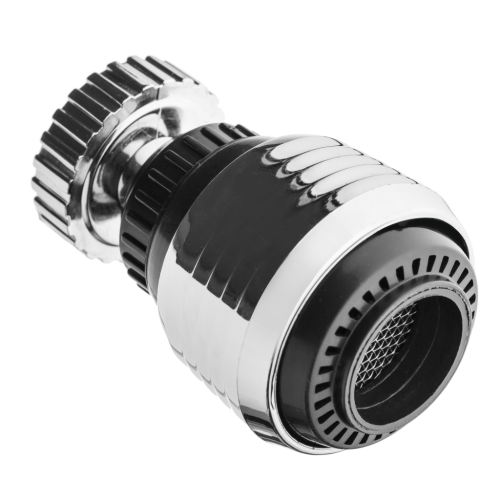 Invena gömbcsulkós perlátor króm/fekete AA-03-001-J