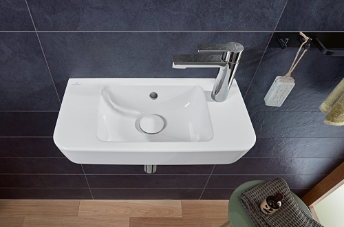 Villeroy & Boch O.Novo 50x25 cm jobbos kézmosó, fehér 4342R501