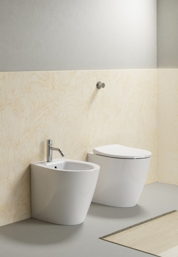 Sapho GSI MODO Swirlflush ExtraGlaze álló WC, fehér 981011