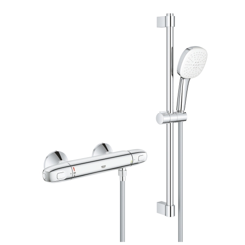 Grohe Grohtherm 1000 termosztátos zuhanycsaptelep zuhanyszettel 34820005