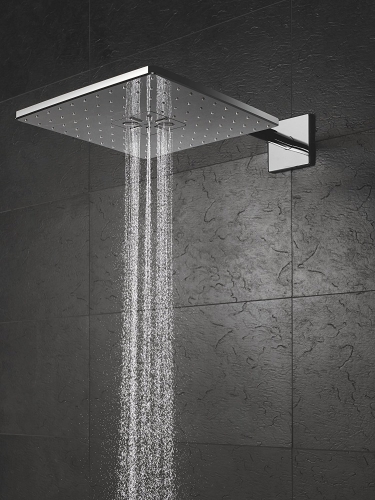 Grohe Rainshower 310 SmartActive Cube fejzuhany zuhanykarral brushed cool sunrise 26479GN0