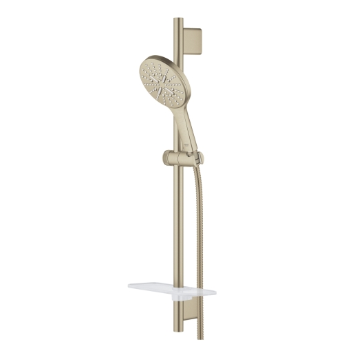 Grohe Rainshower SmartActive 130 rudas zuhanygarnitúra, 3 féle vízsugaras kézizuhannyal, szálcsiszolt nikkel 26547EN0