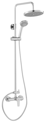 Ferro Ritto egykaros zuhanyrendszer, króm NP84-BTR7U