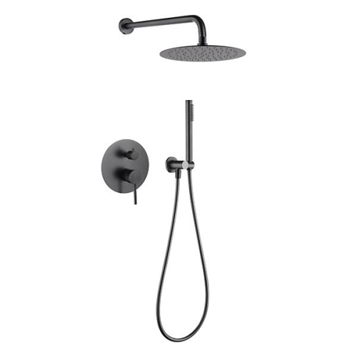 AREZZO design PALMFIELD falsík alatti zuhanyszett, gun metal AR-1160GM