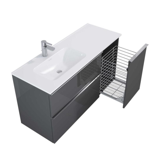 AREZZO design SKAPPA 120 cm balos mosdó, fehér AR-145915