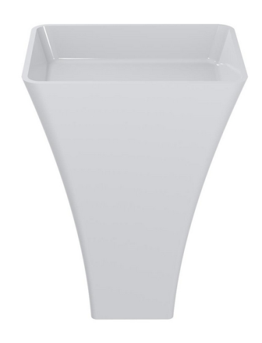 LUNART Adrienne álló mosdó, fényes fehér 5999123011046