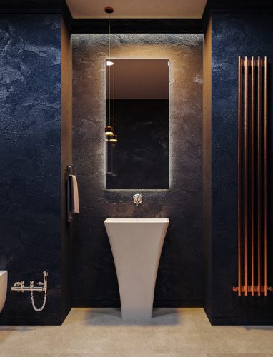 LUNART Adrienne álló mosdó, fényes fehér 5999123011046