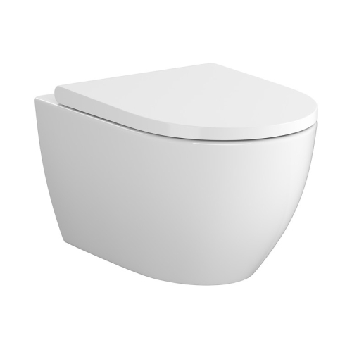 Cersanit Zen Pro Oval Vortex perem nélküli fali wc lassú záródású ülőkével S701-719