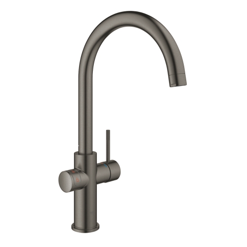 Grohe Red Duo csaptelep és kombi bojler M méret (4 liter), brushed hard graphite 30083AL1