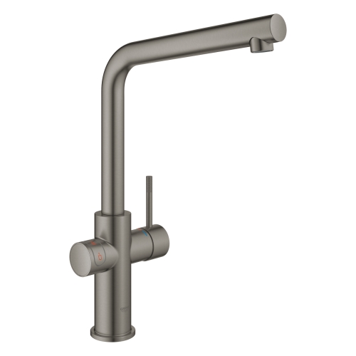 Grohe Red Duo csaptelep és kombi bojler M méret (4 liter), brushed hard graphite 30327AL1