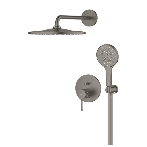 Grohe Essence falsík alatti zuhanyrendszer Mono 310 fejzuhannyal, brushed hard graphite 25287AL0