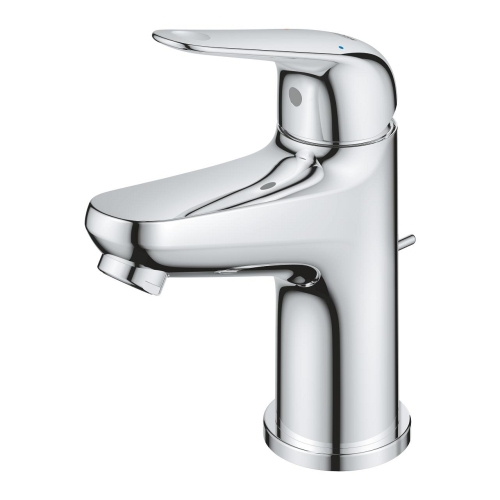 Grohe Euroeco egykaros mosdócsaptelep S-es méret automata leeresztővel, króm 24456000
