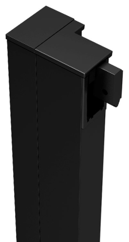 Sapho POLYSAN EASY LINE BLACK 2,5 cm toldó profil, matt fekete EL825B
