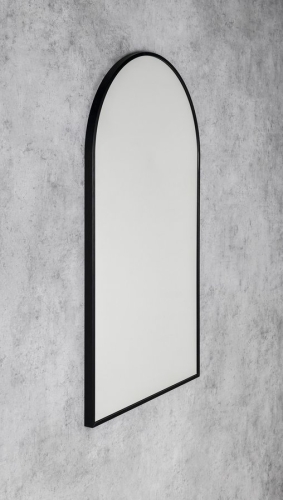 Sapho AROWANA 55x95 cm keretes tükör, matt fekete AWB5595