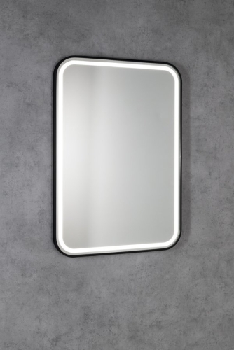 Sapho CETIS 60x80 cm tükör LED világítással, matt fekete CT080