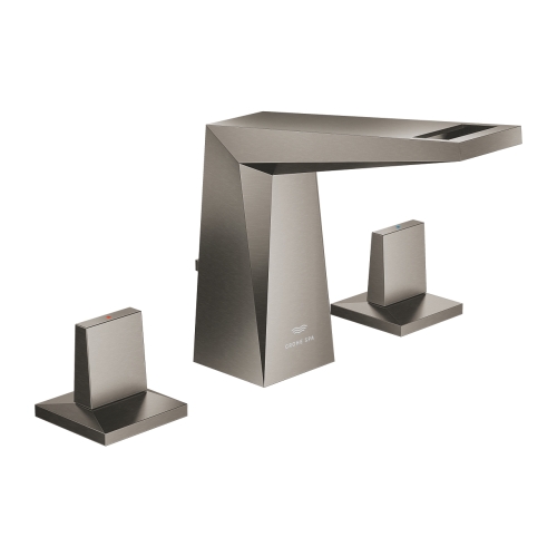 Grohe Allure Brilliant 3-lyukas mosdócsaptelep, M-es méret, brushed hard graphite 20626AL0