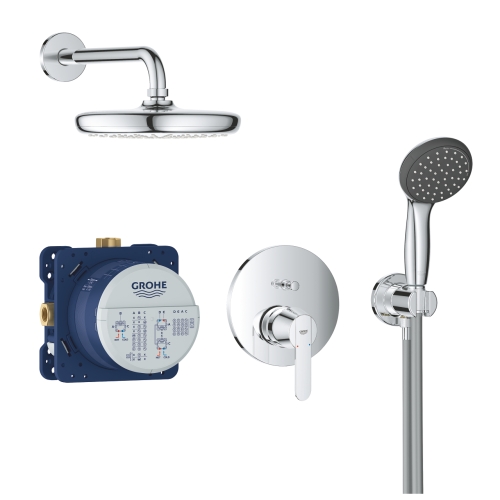 Grohe Get falsík alatti zuhanyrendszer szett Vitalio Start 210 fejzuhannyal, króm 25220001