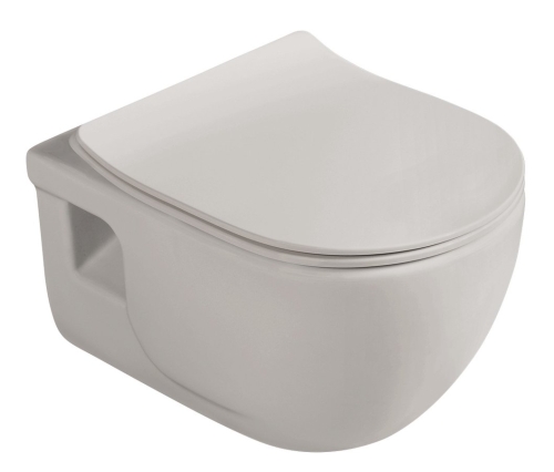 Sapho BRILLA RIMLESS fali WC, matt latte 100614-114