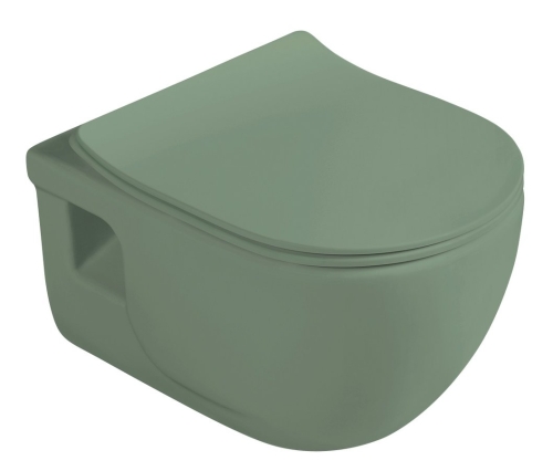 Sapho BRILLA RIMLESS fali WC, matt zöld 100614-128