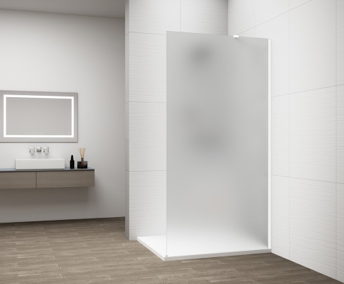 Sapho POLYSAN ESCA Walk-In fali profil, matt fehér ES8034