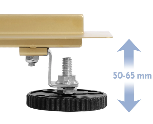 Rea Neox Slim pro Gold zuhanyfolyóka 90 cm, arany szín REA-G5805