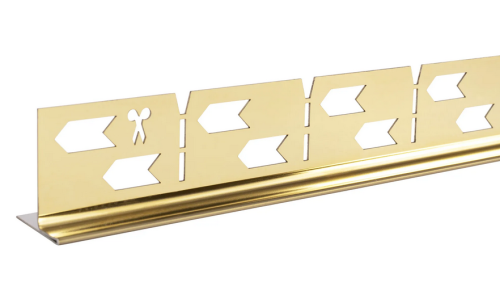 Rea lejtéskialakító szegély épített zuhanyhoz 100 cm jobbos, arany szín REA-K3215