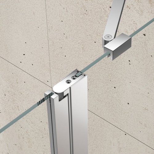 Sapho GELCO LORO 110 cm fix részes nyílóajtó transzparent üveggel, króm GN4611