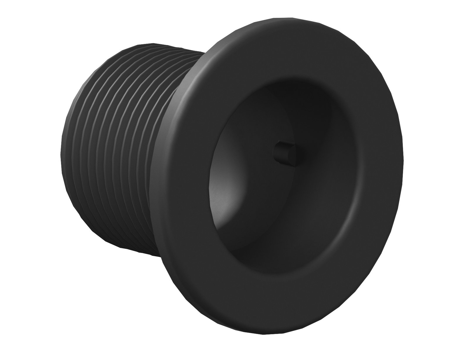 Ravak mosdó túlfolyó takaró elem, matt fekete X01808